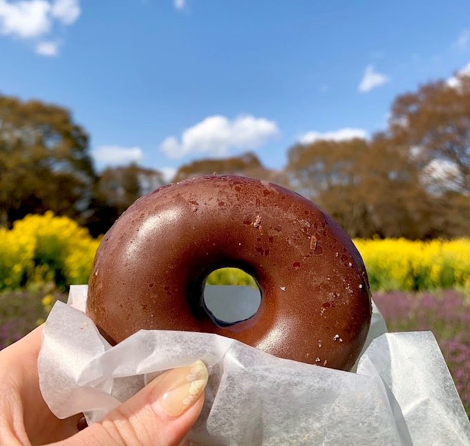 オカカフェのチョコドーナツ